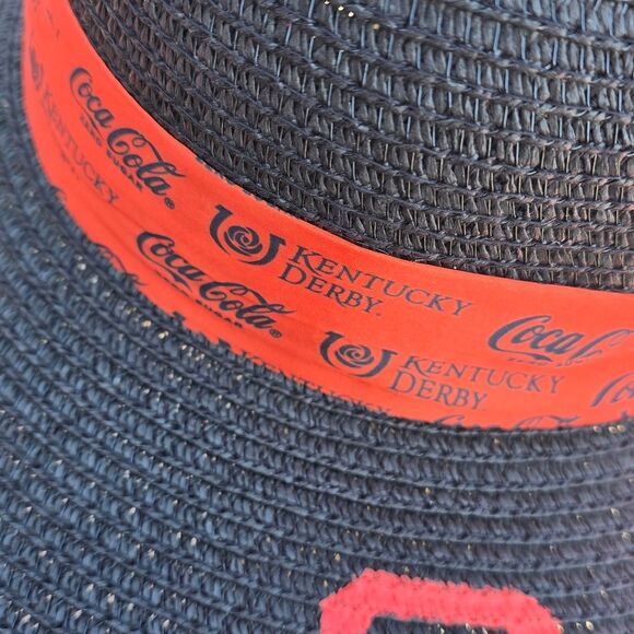 Coca Cola Kentucky Derby Hat Wide Brim Hat with coca cola logo - Picture 6 of 11